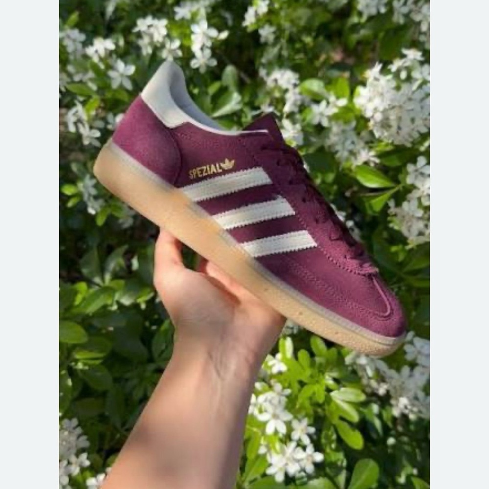 Adidas Spezial purple and white